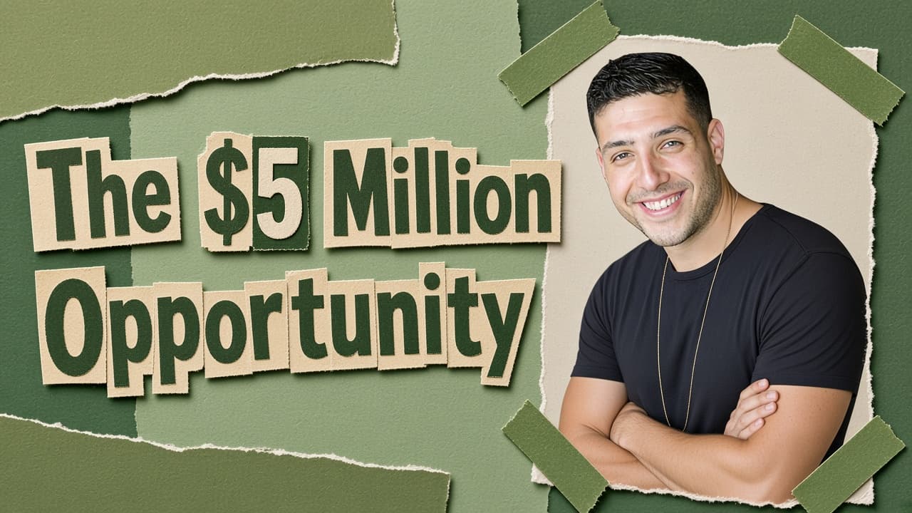 The $5 Million Opportunity: business founder with arms crossed
